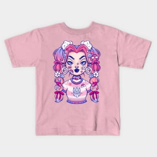 Harajuku girl Kids T-Shirt